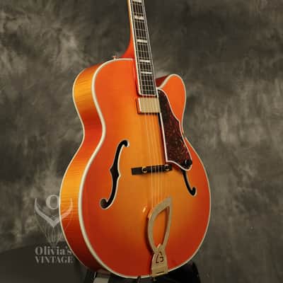1988 Guild Artist Award in RARE Orange Sunburst w/ flame maple back + sides image 9