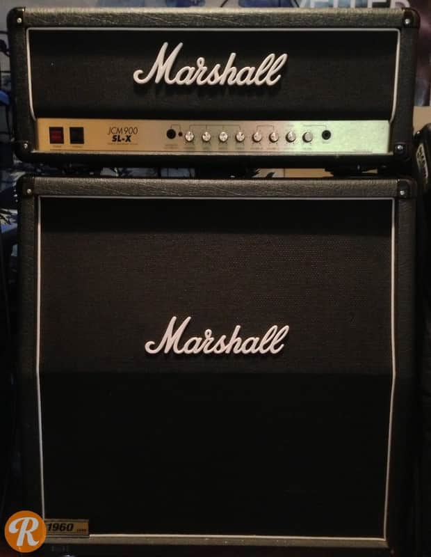 Marshall JCM 900 Model 2100 100-Watt Hi Gain Master Volume MkIII 4x12 Half Stack Bild 1