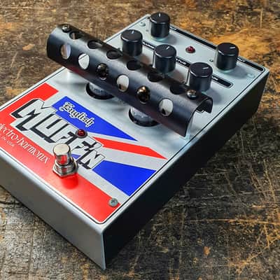 Electro-Harmonix English Muff'N Tube Distortion / Preamp 2005 - 2021 - Silver / Red / Blue image 7