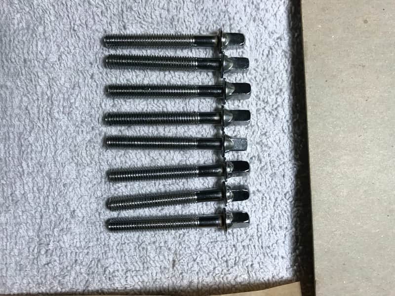 Unbranded Tension Rods (8) 1 3/4" short shank METRIC 1.0 Threads image 1