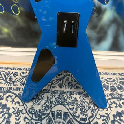 Dean Buddy Blaze ML Dimebag limited edition 1 of 300 2008 - Blue with Chrome Flame Design image 10