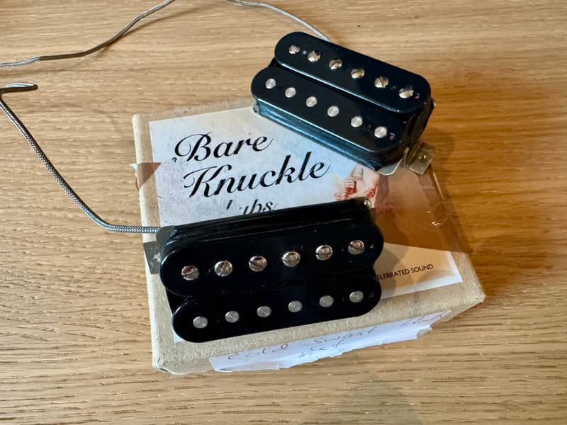 Bare Knuckle Cold Sweat Humbucker Set Open Black image 1