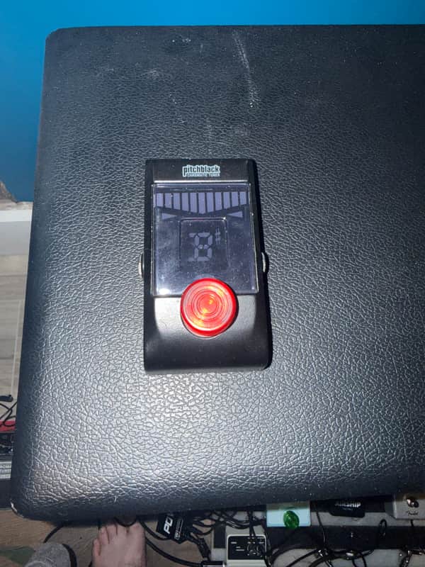 Korg Pitchblack Chromatic Guitar/Bass Tuning Pedal 2010s - Black image 1