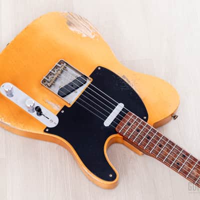 2024 Fender Custom Shop Masterbuilt Andy Hicks '51 Nocaster Telecaster Butterscotch Relic, Mint w/ Case, Tags, CoA image 8