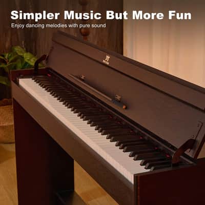 88-Key Fully Weighted Digital Piano w/ Hammer Action Bluetooth MIDI & 3 Pedals image 9