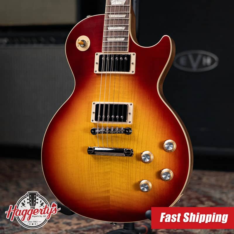 Gibson Les Paul Standard 60s Faded Electric Guitar - Vintage Bourbon Burst with Hardshell Case image 1