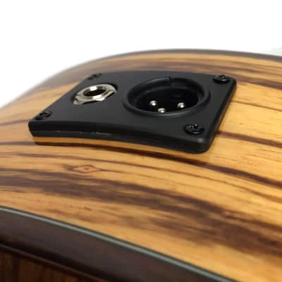 Ibanez AEW40ZW Exotic Wood Zebrawood Acoustic-Electric Guitar image 7