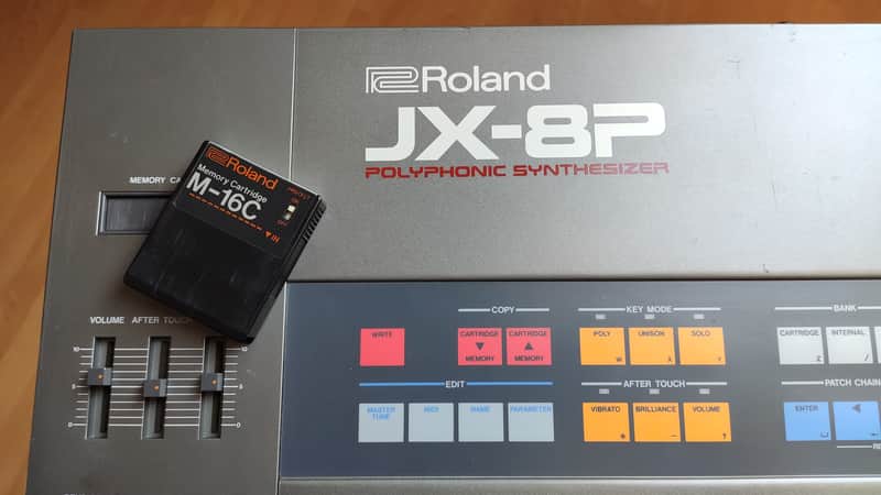 ROLAND M-16C JUNO MKS JX8P JX10P Memory Cartridge store your own sounds image 1