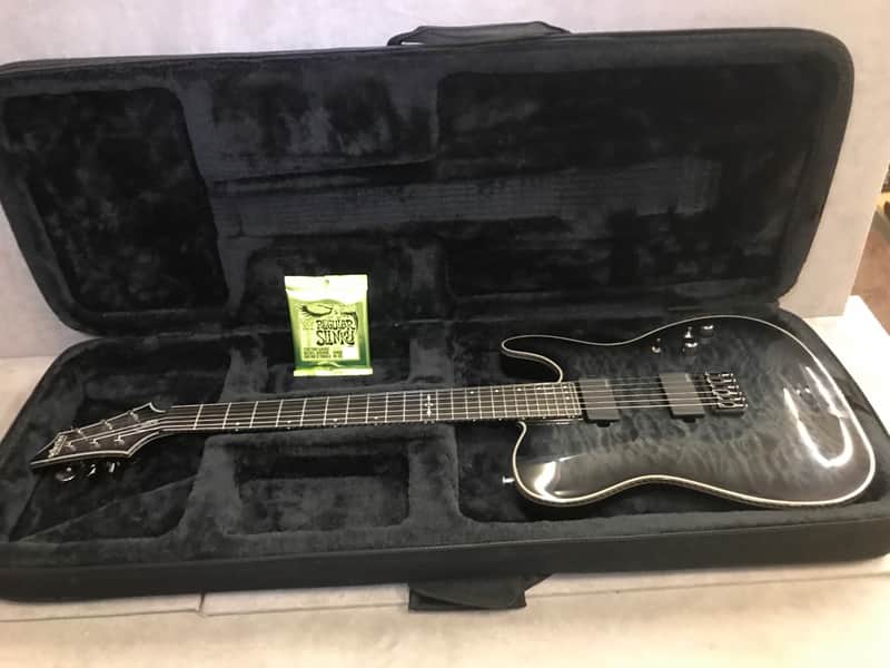 Schecter Diamond Series Hellraiser Hybrid PT-6 2010s - Black Burst image 1