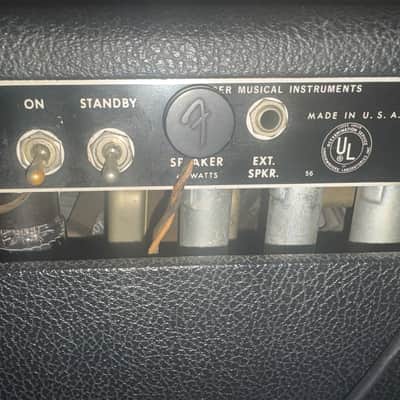 Fender Super Reverb 2-Channel 40-Watt 4x10" Guitar Combo 1963 - 1967 - Black Panel image 23