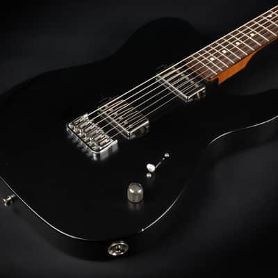 2018 LsL Instruments Baribone Adam Christianson Signature - Black Satin | USA Custom Bariton Telecaster | OHSC image 7