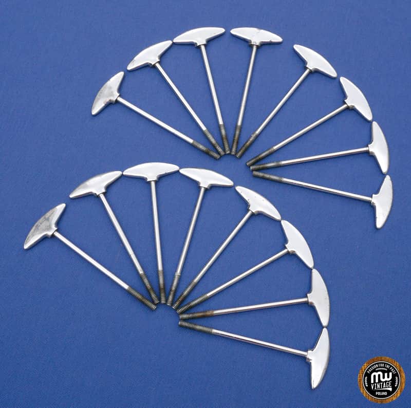 Sonor Teardrop Champion T-rods Tension Rods Bass Drum Lot of 16 Vintage image 1