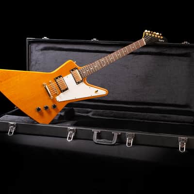 希少 エピフォン Epiphone 1958 Korina Explorer Epiphone 1958 Korina Explorer Outfit Electric Guitar Aged Natural