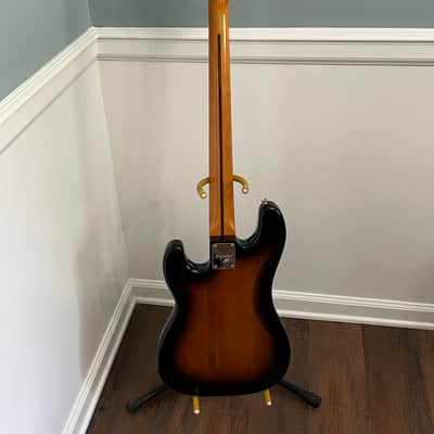 Squier 50s Vibe Precision Sting bass sunburst 2021 electric bass guitar image 17