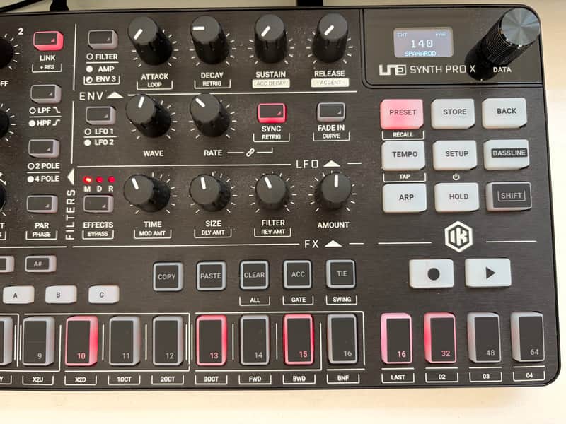 IK Multimedia UNO Synth Pro X Desktop Analog Synthesizer