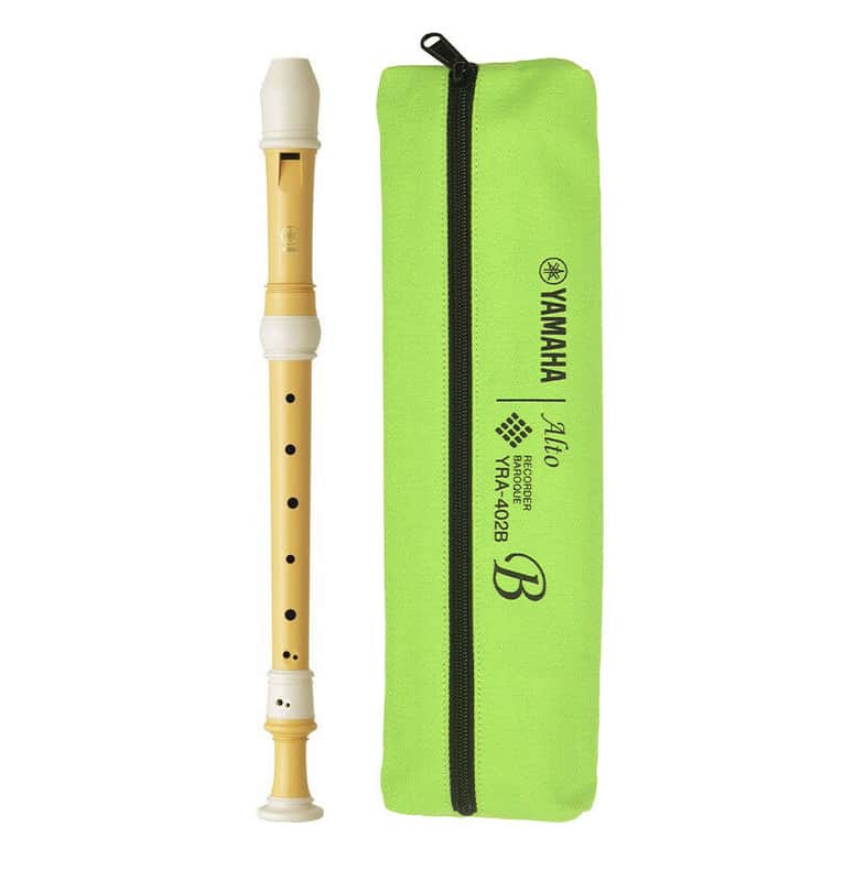 Yamaha YRA-402B "Ecodear" Plastic 3-Piece Alto Recorder w/ Pouch image 1