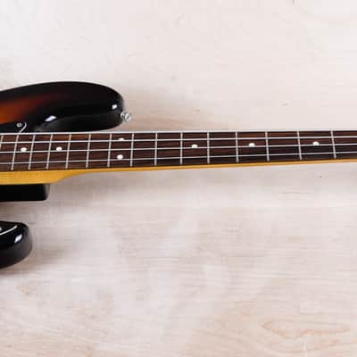 Fender JB-62 Jazz Bass Reissue MIJ 1985 Sunburst Fujigen Vintage Japan E Serial w/ Bag image 2