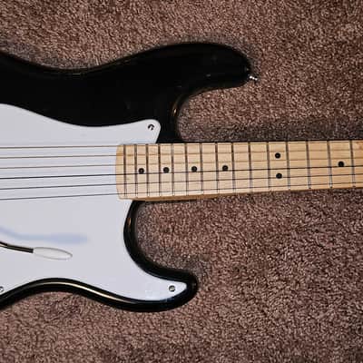 Unbranded Nylon Strings Stratocaster 2020 - Black image 2