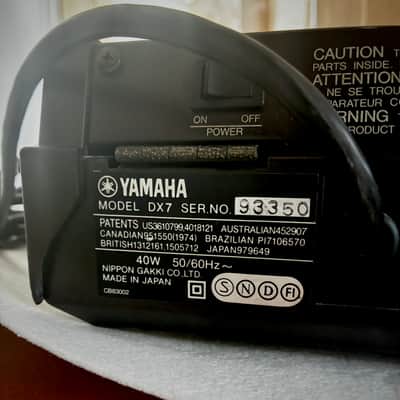 *Refurbished* Yamaha DX-7 Digital FM Synthesizer 61 Key - 1980's image 16