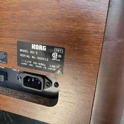 Korg BX-3 Digital Tonewheel Organ 1990s - Wood image 5