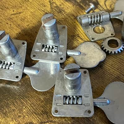 1970s Fender Musicmaster Mustang Coronado set bass tuners image 5