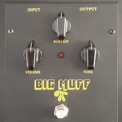 1990s-Early 2000s - Wooden Box - Vintage Electro-Harmonix Big Muff Pi V7 Four 4 Screws (Black Russian) 1998 - 2009 - Black image 9