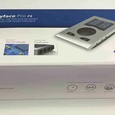 RME Babyface Pro FS USB Audio Interface 2020 - Silver + cables image 5