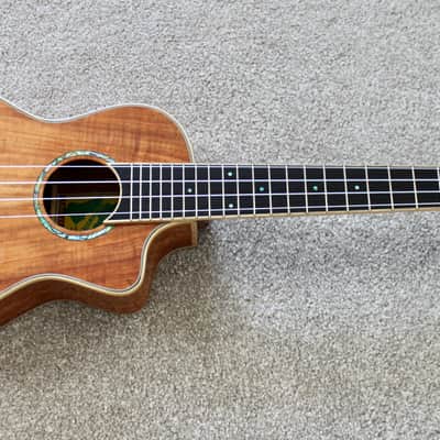 Big Island Ukulele Company K5A-CTU Artist Series 5A Curly Koa Concert Ukulele W / Carrying Case image 18