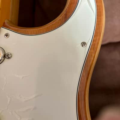 Fender Rarities Series Flame Koa Top American Original '50s Stratocaster with Maple Fretboard 2019 - Natural image 5