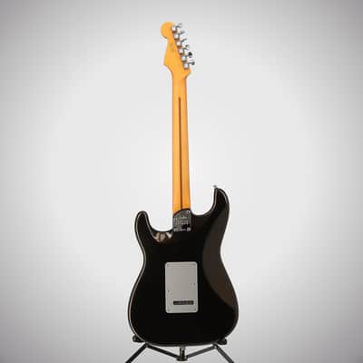 Fender Certified Pre-Owned American Ultra II Stratocaster HSS, Ebony Fingerboard, Texas Tea (R5) (06777) image 6