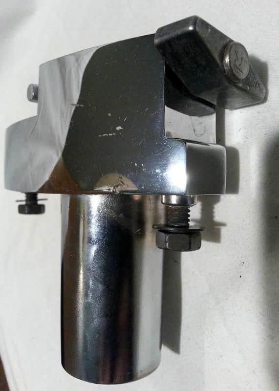 *Rogers XP8 Bass Drum Spur / Tom Post Receiver Tube Mount Chrome 70s Classic* image 1