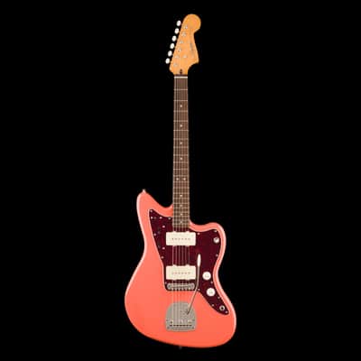 Squier Classic Vibe '60s Jazzmaster Laurel Fingerboard Tortoishell Pickguard Tahitian Coral image 2