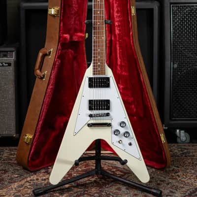 Gibson '70s Flying V Electric Guitar - Classic White with Hardshell Case image 13