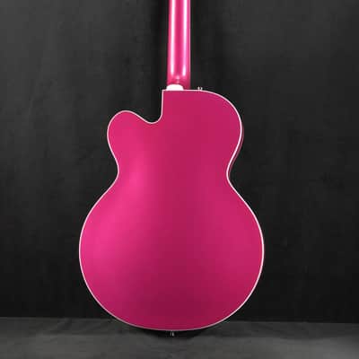 Gretsch G6120T-HR Brian Setzer Signature Hot Rod Hollow Body with Bigsby Candy Magenta image 8