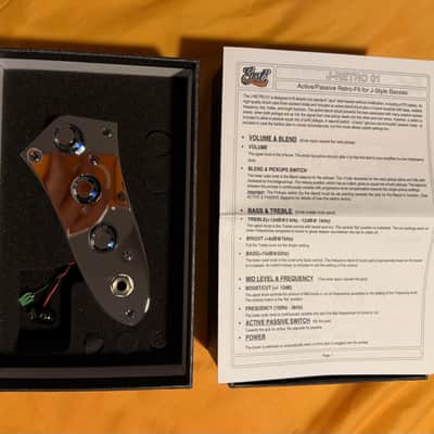 John East J Retro Bass Preamp for Jazz Bass Deluxe - Chrome image 6