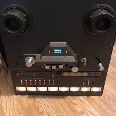 TASCAM 38 1/2" 8-Track Reel to Reel Tape Recorder 1980s - Brown image 1