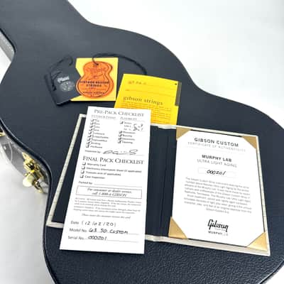 2020 Gibson Murphy Lab '63 Les Paul SG Custom with Maestro Ultra Light Aged - Classic White image 16