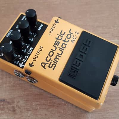 Boss AC-2 Acoustic Simulator (Silver Label) 1997 - 2006 - Yellow image 2