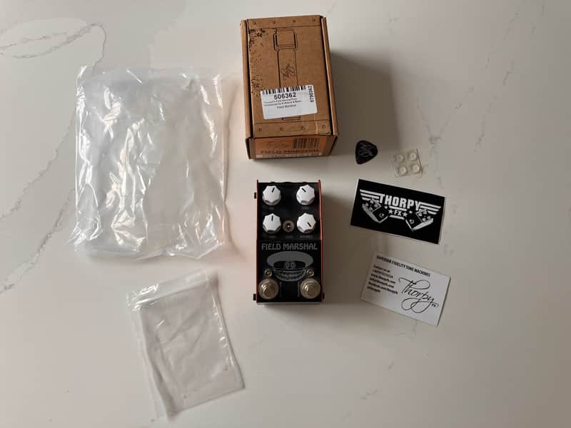 ThorpyFX Field Marshal Fuzz 2020 - Black / Orange image 1