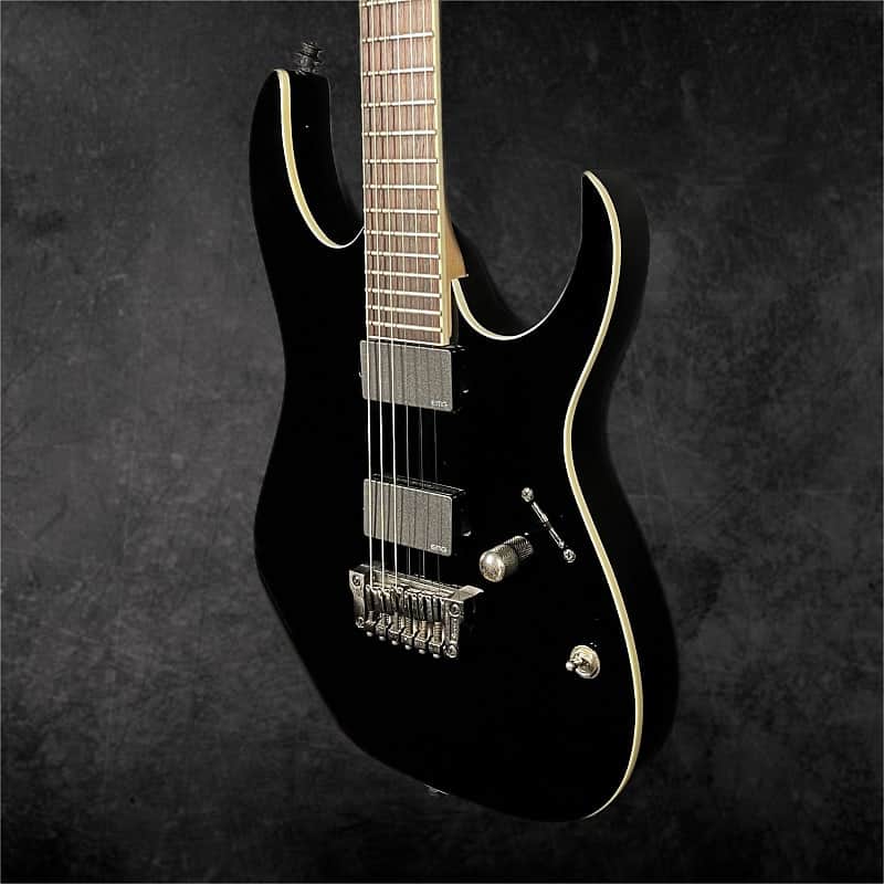 Ibanez RGIR20FE Iron Label Electric Guitar in Black w/EMG Pickups