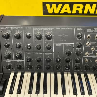 Korg MS-20 1970s - Black early filter restored image 2