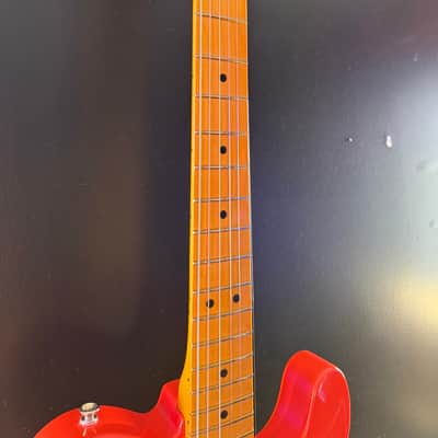 Fender Telecaster Custom Orange Solid Body Electric Guitar 2010s - Gloss Red-Orange image 3