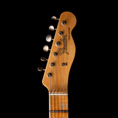 Pre Owned 2024 Fender Custom Shop Postmodern Telecaster HS Journeyman Relic Faded Aged Candy Tangerine With OHSC image 12