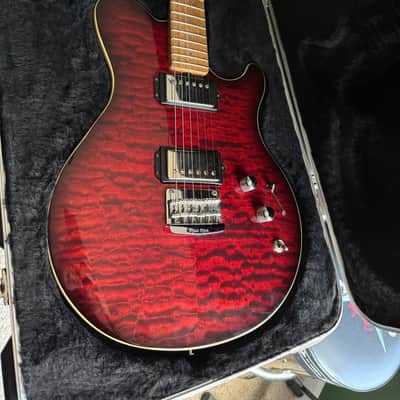 Ernie Ball Music Man 25th Anniversary 2009 - Venetian Red Burst image 3