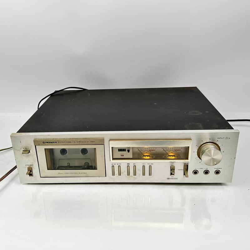 Pioneer CT-F550 Stereo Cassette Tape Deck Silver Face Vintage Japan image 1