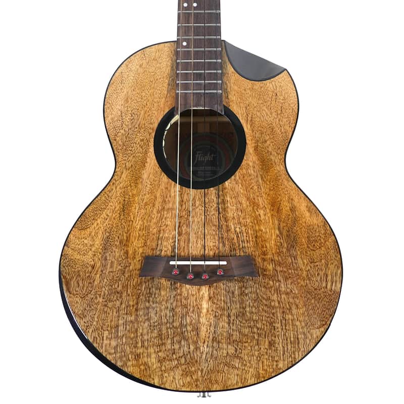 Flight Fireball EQ-A Solid Mango Baritone Ukulele image 1