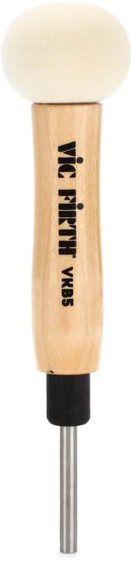 Vic Firth VicKick Beater VKB5 - Wood Shaft (2-pack) Bundle image 1