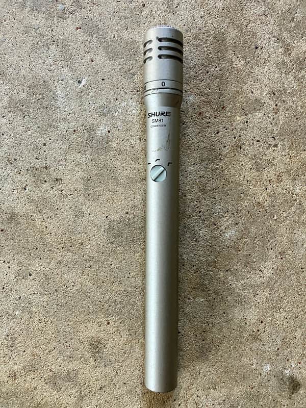 Shure SM81 Small Diaphragm Cardioid Condenser Microphone 1984 - Present - Silver image 1