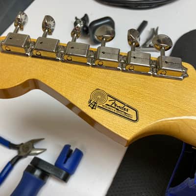 Fender Research and Development one off red cedar 60s vintage stratocaster chris fleming sonic blue image 2