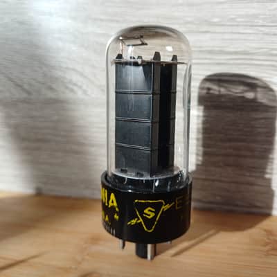 Rare 1957 Sylvania 5Y3 GT   5Y3GT BLACK BOX PLATE, balanced and super STRONG. Bild 2